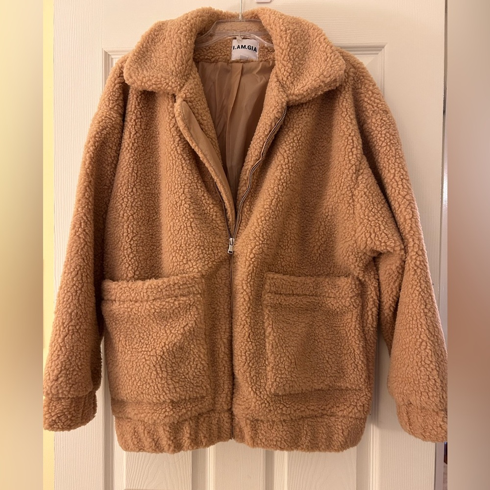 Tan Sherpa Jacket